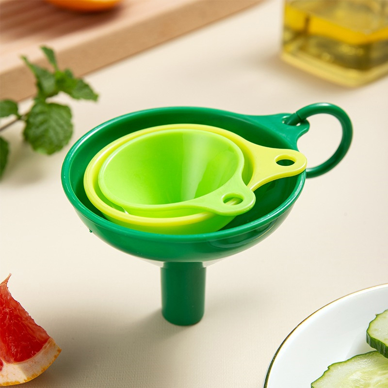 Camping Cooking Tool Set - 3Pcs Set Kitchen Funnel Dispenser Multifunctional