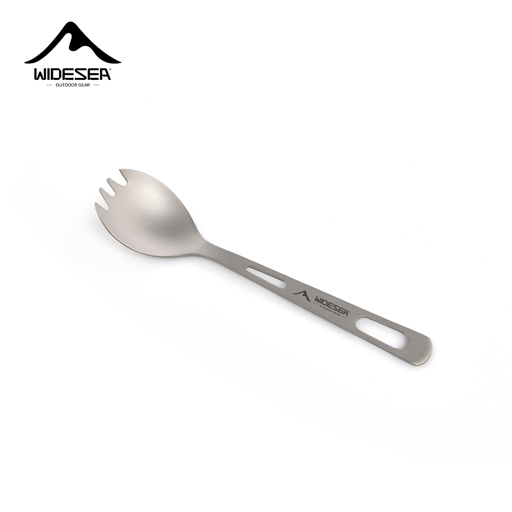 Camping Outdoor Cooking Table - Widesea Camping Cooking Set Spork Titanium