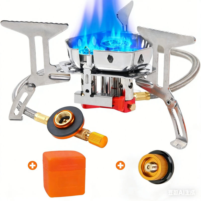 Camping Cooking Food - Outdoor Portable Burner Travel Windproof Camping