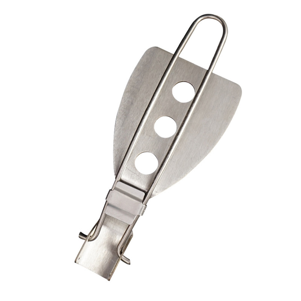 Camping Cooking Food - 1Pcs Stainless Steel Folding Spatula High