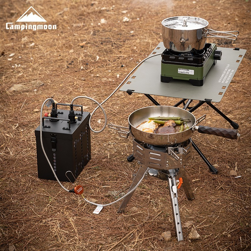 Camping Cooking Range - CAMPINGMOON BKZ63 Six Supply Two Fuel