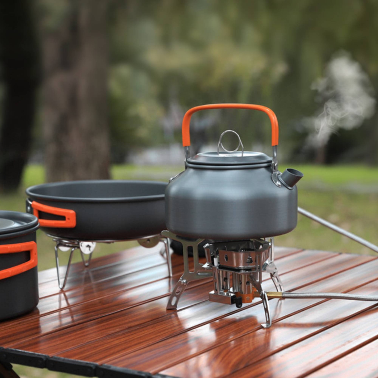 Camping Cooking Gear Set - Camping Pot Set Compact Camping Pot