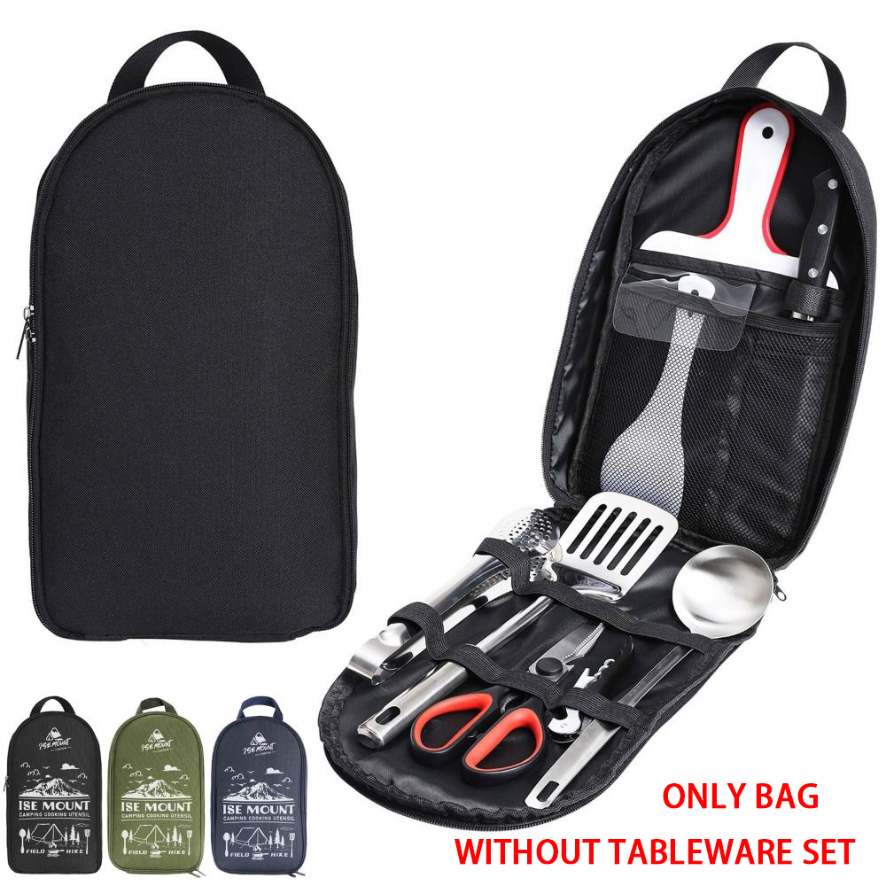 Camping Outdoor Cooking Table - 2024 Picnic Utensil Set Storage Bag