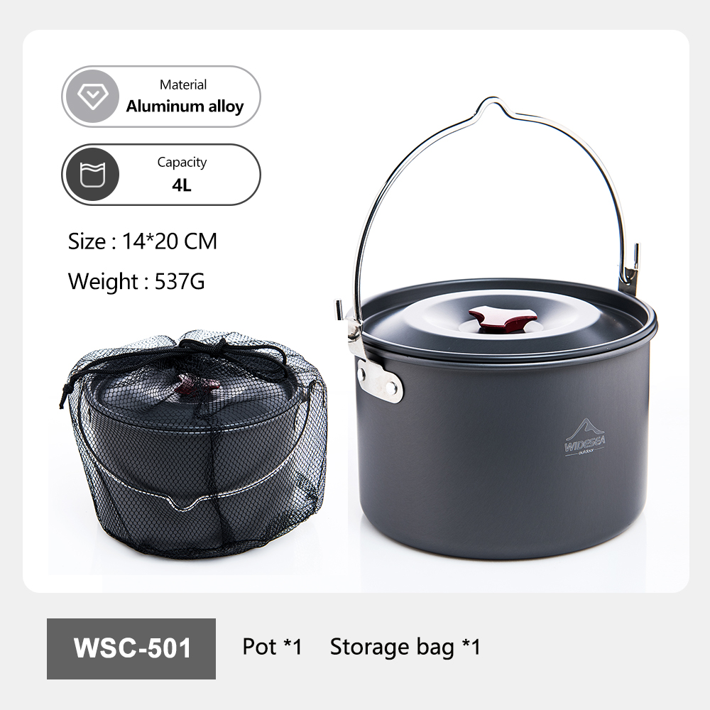 Widesea Hard Anodized Aluminum - Camping Cooking Utilities avis et prix