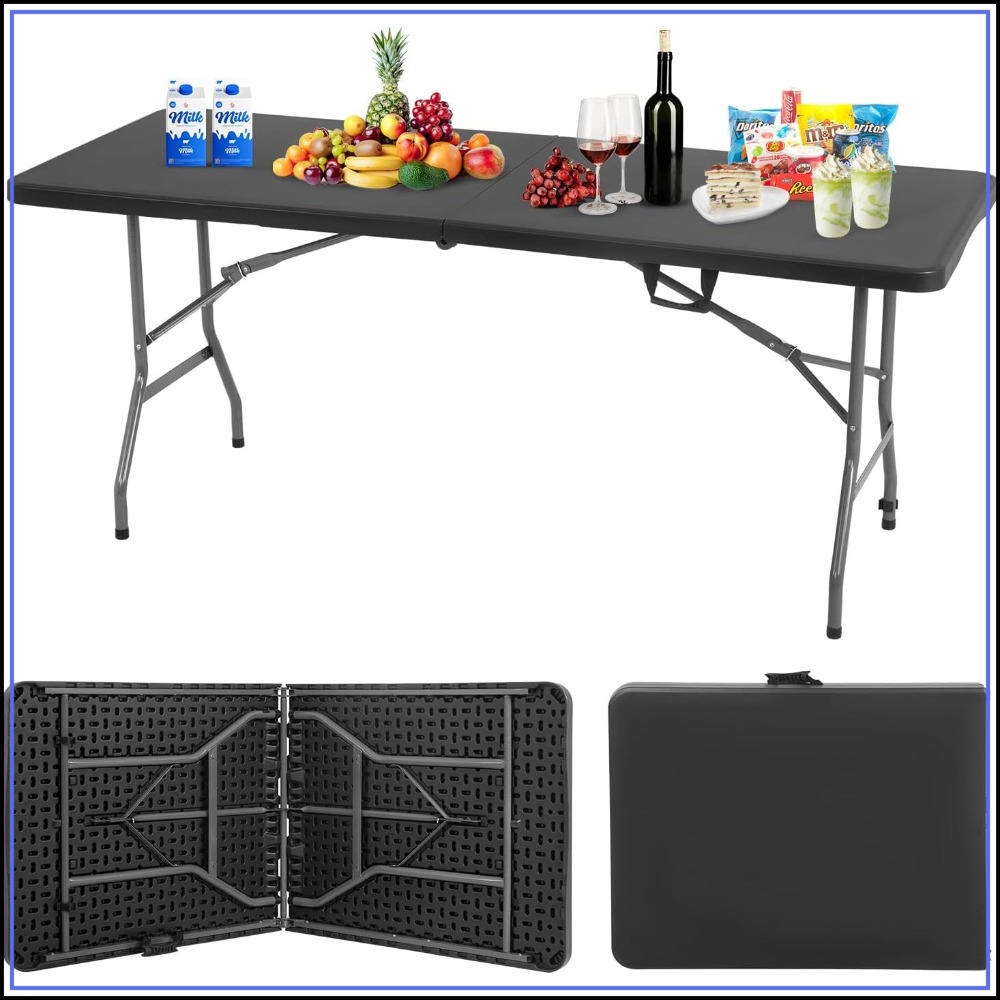 6 FT Folding Camping Table Hea - Camping Cooking Table avis et prix