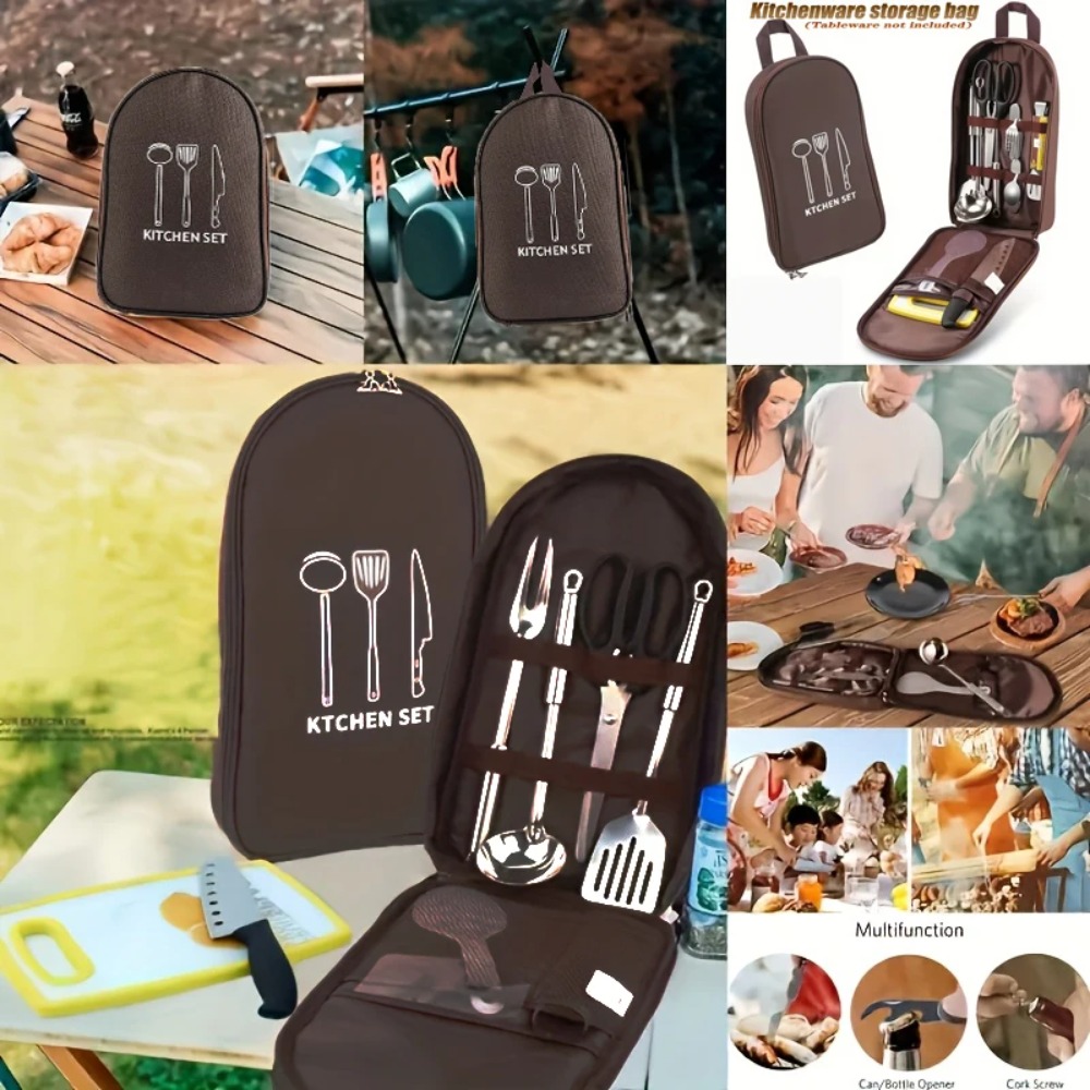 portable Outdoor Cook Bag Camp - Camping Cooking Utensils Storage avis et prix