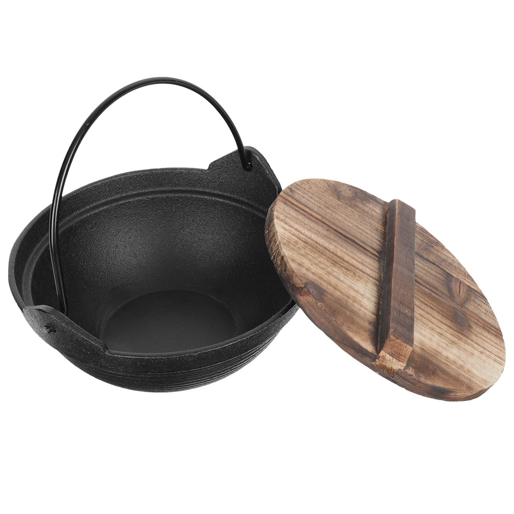 Premium Cast Iron Hanging Pot  - Japanese Camping Cooking avis et prix