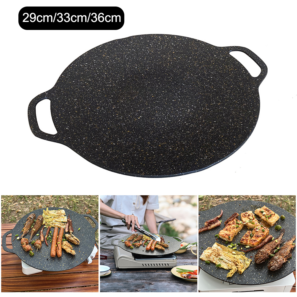 Grilling Pan Non-stick Oil Fry - Camping Cooking Range avis et prix