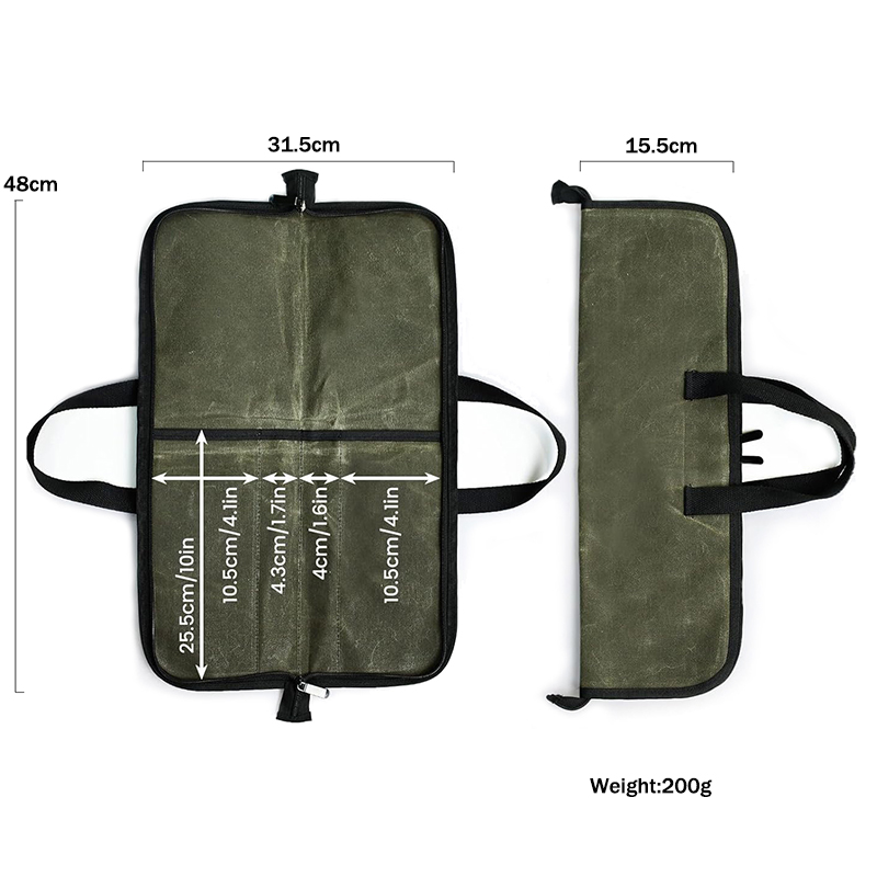 Camping Canvas Chef Knife Bag  - Japanese Camping Cooking avis et prix