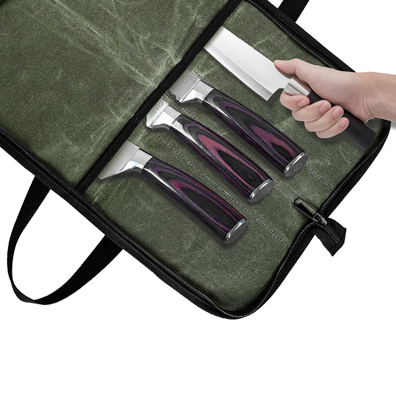 Camping Canvas Chef Knife Bag  - Japanese Camping Cooking avis et prix