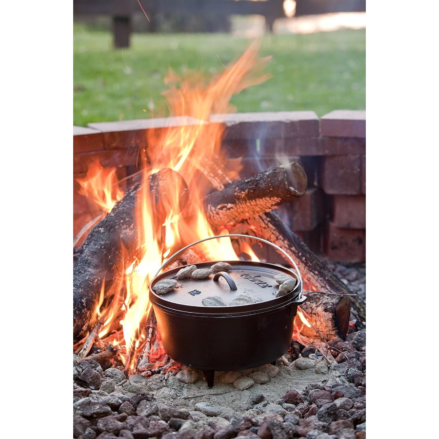8 Quart Pre-Seasoned Cast Iron - Campfire Cooking avis et prix