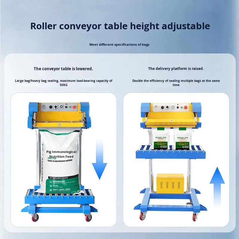 Pneumatic Vertical Foot Sealer - Aluminum Foil Heavy Duty avis et prix