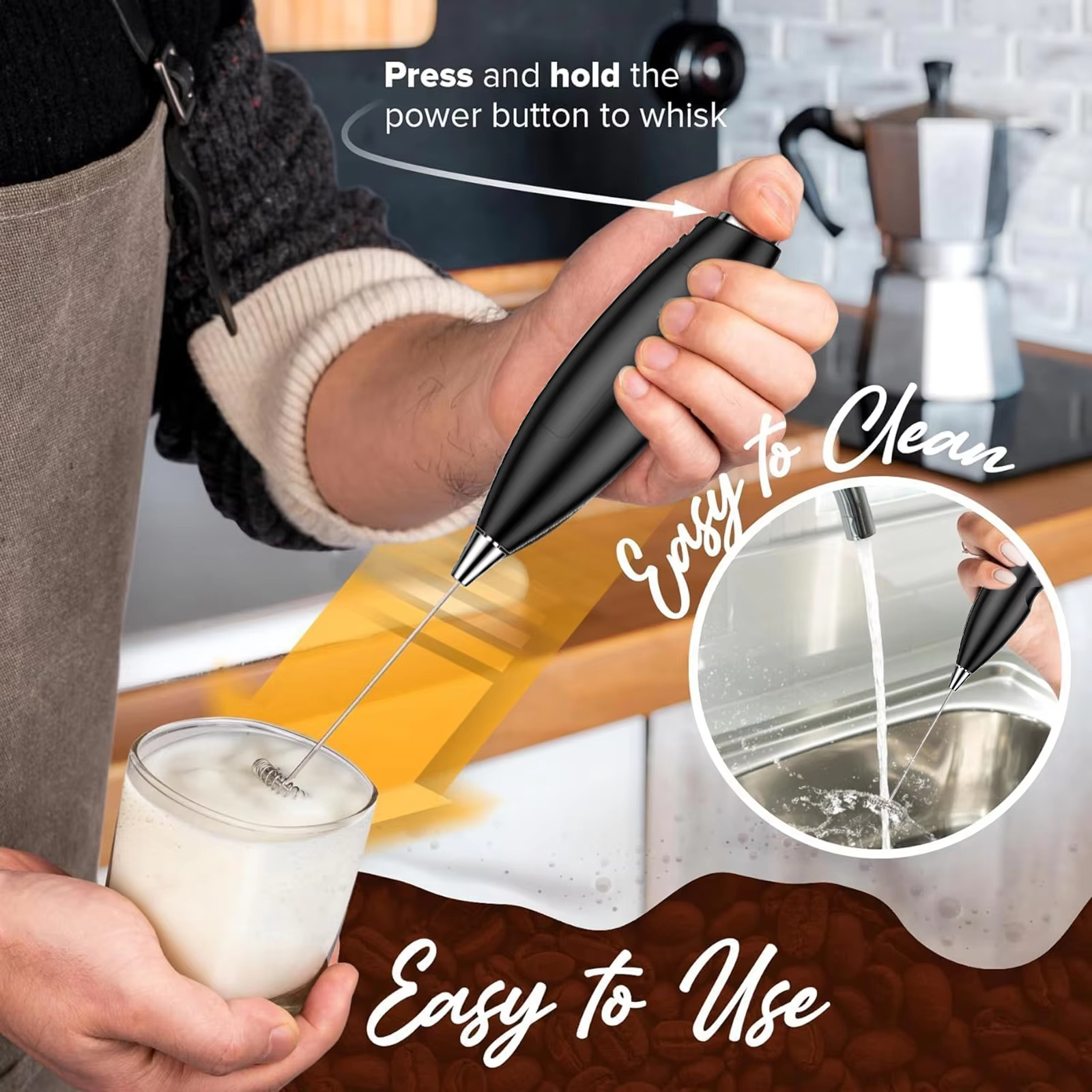 1 Set of Electric Milk Mixer + - Camping Cooking Tool Set avis et prix