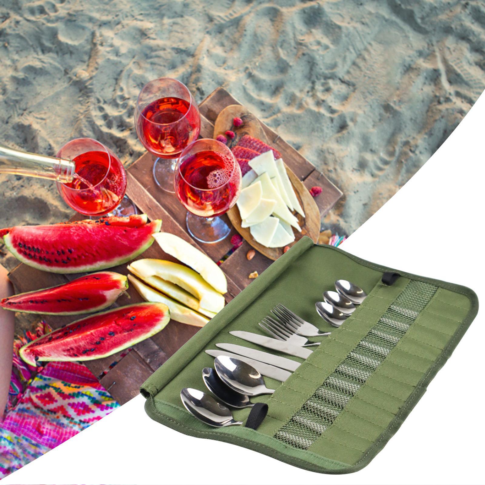 Camping Tableware Roll Bag Kit - Camping Cooking Set Jetboil avis et prix