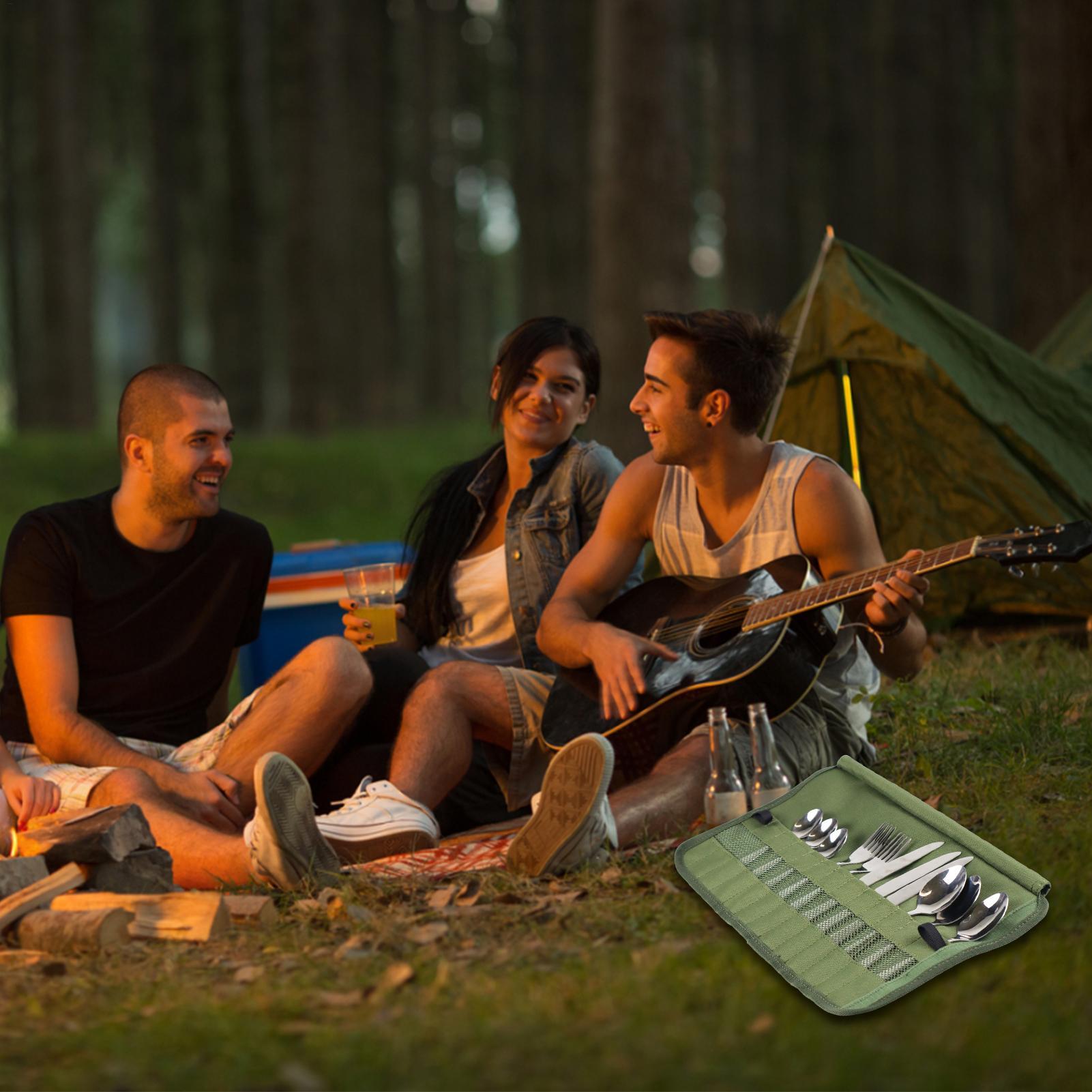 Camping Tableware Roll Bag Kit - Camping Cooking Set Jetboil avis et prix