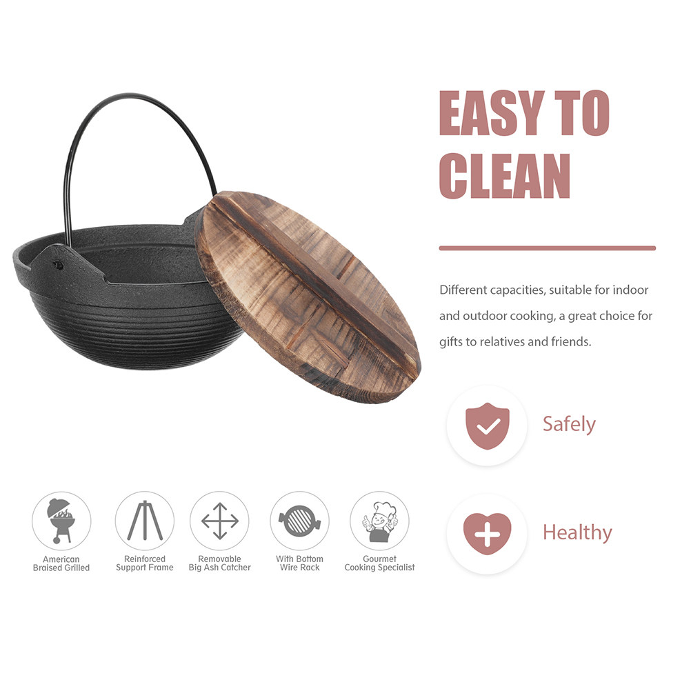 Premium Cast Iron Hanging Cook - Japanese Camping Cooking avis et prix