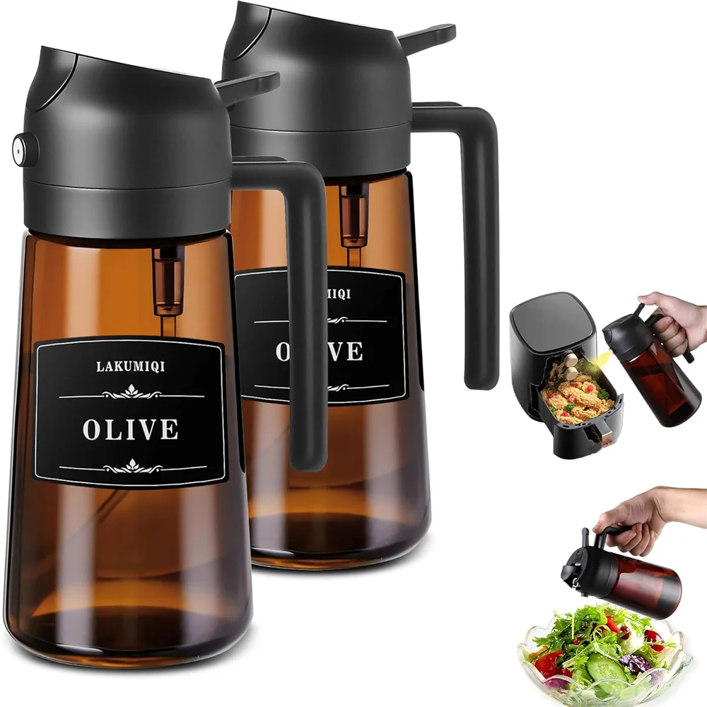 2-in-1 Glass Oil Sprayer & Dis - Camping Cooking Oil Bottle avis et prix