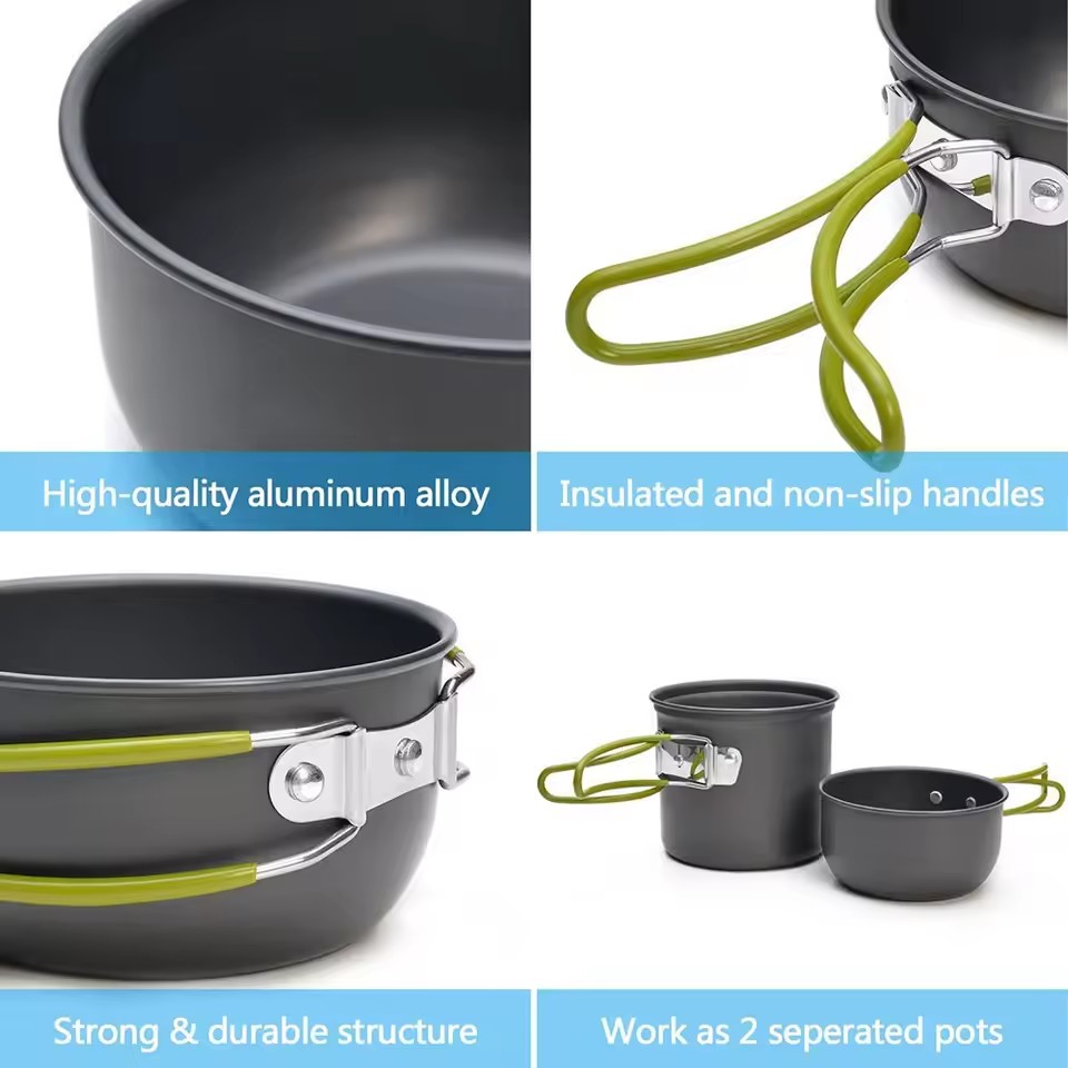 Ultralight Camping Cookware Me - Camping Cooking Gear Set avis et prix