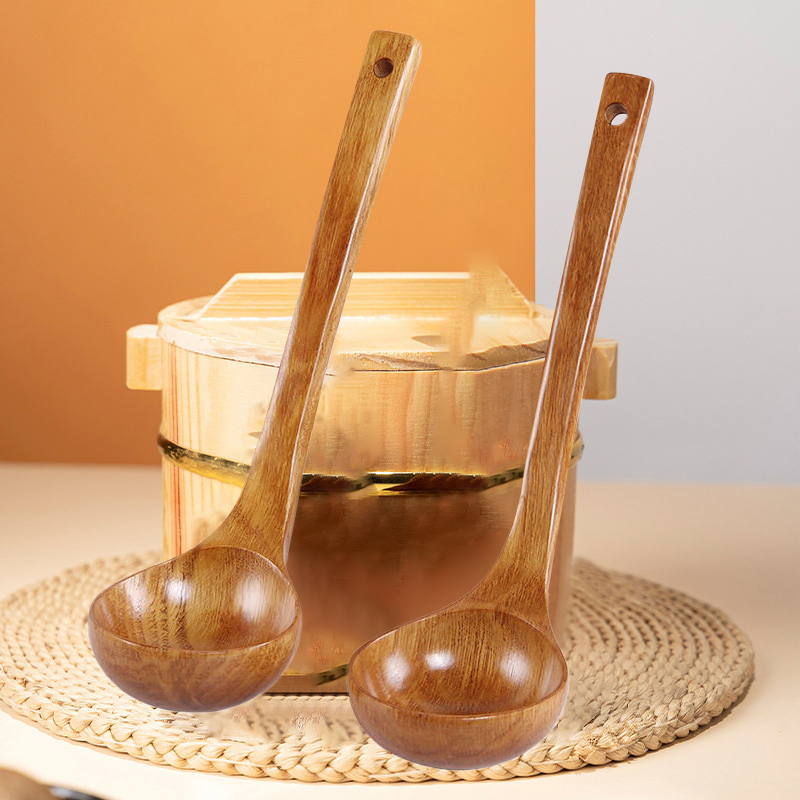 1Pc Big Wooden Spoon Long Hand - Japanese Camping Cooking avis et prix