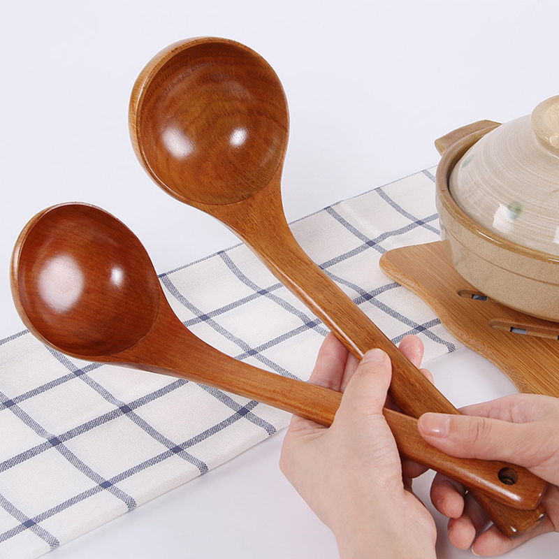 1Pc Big Wooden Spoon Long Hand - Japanese Camping Cooking avis et prix