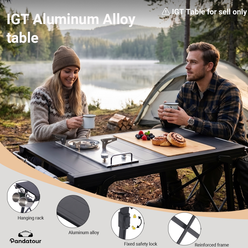 Pandatour Outdoor Camping IGT  - Camping Cooking Table avis et prix