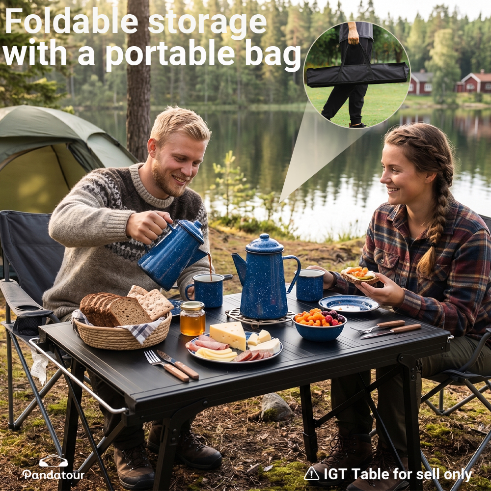 Pandatour Outdoor Camping IGT  - Camping Cooking Table avis et prix