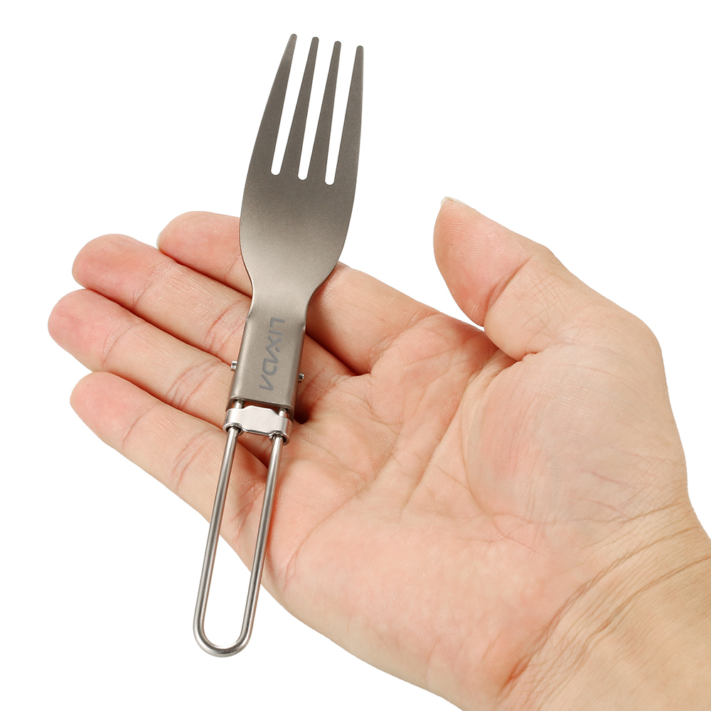 Lixada Titanium Folding Fork U - Camping Cooking Utensils Kit avis et prix