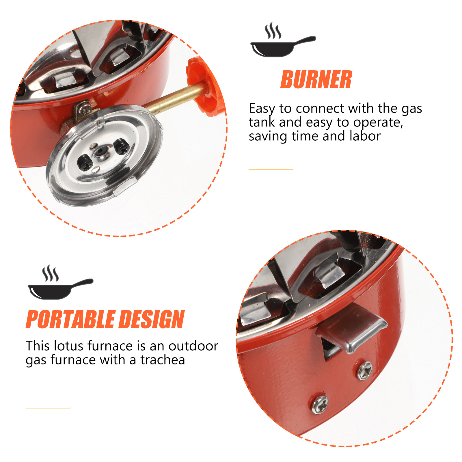 Portable Mini Lotus Windproof  - Camping Cooking Range avis et prix