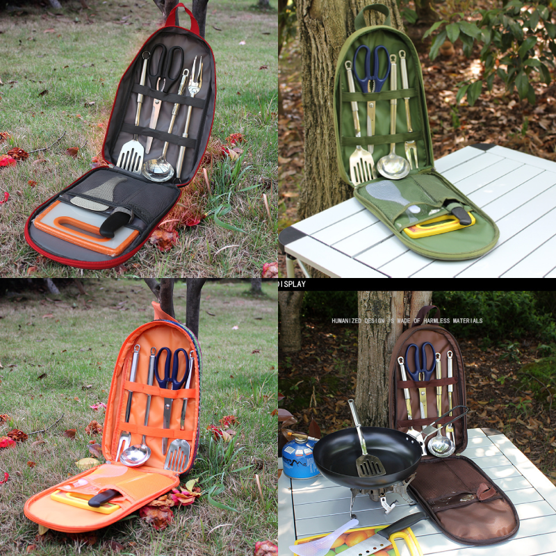 7pcs Camping Kitchen Utensil S - Camping Cooking Utensils Storage avis et prix