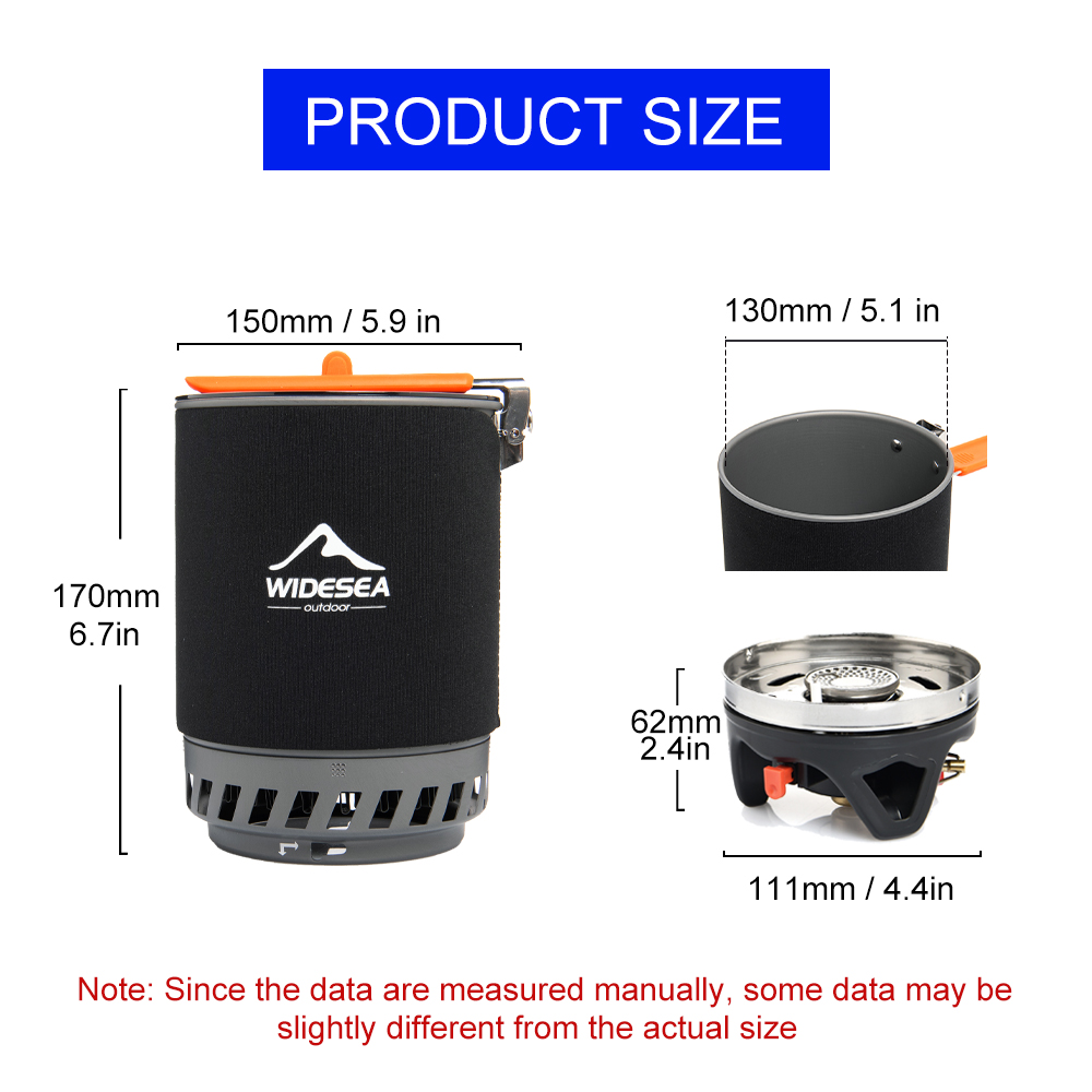 Widesea Camping Cooking System - Camping Hiking Cooking avis et prix