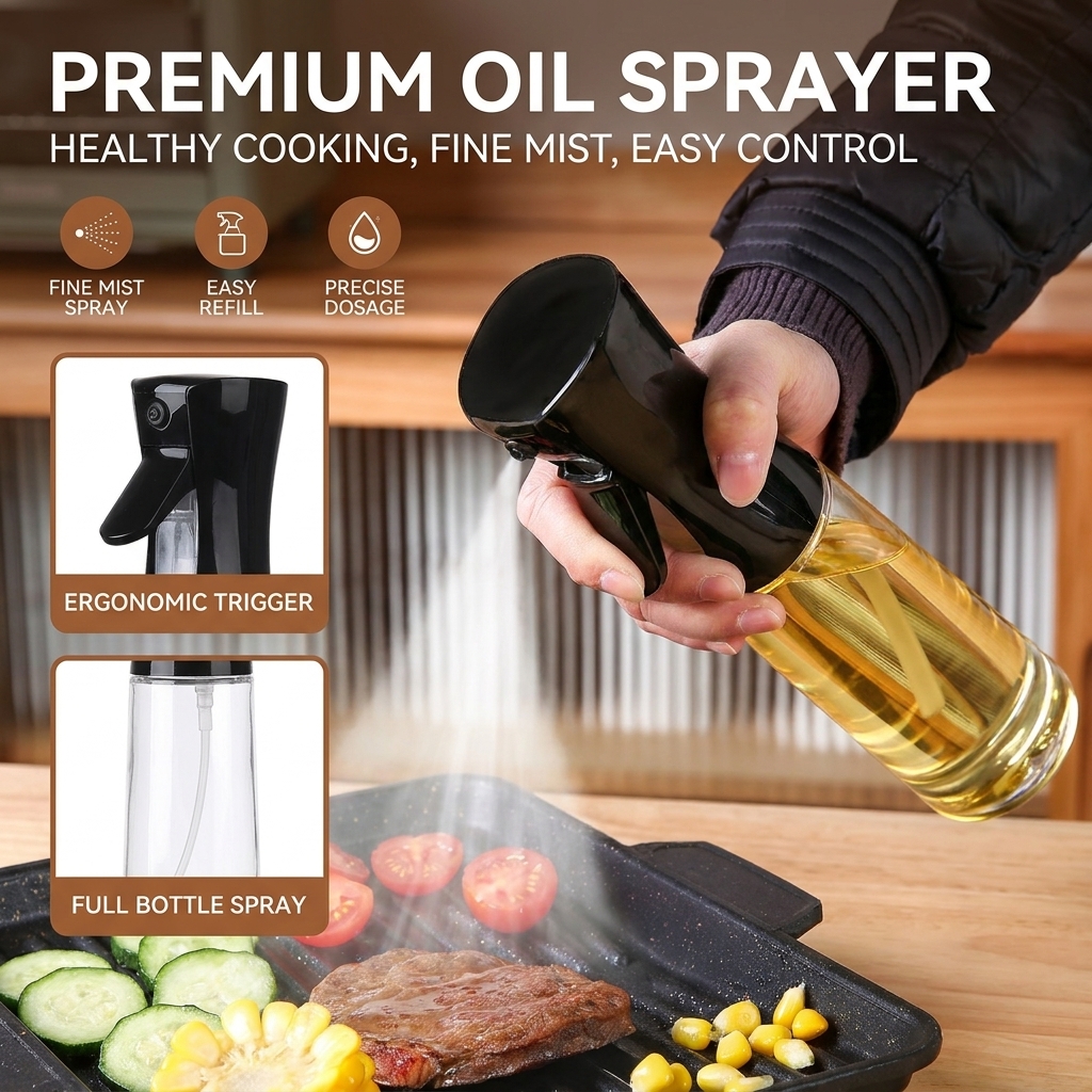 Oil Spray Bottle Kitchen Cooki - Camping Cooking Oil Bottle avis et prix
