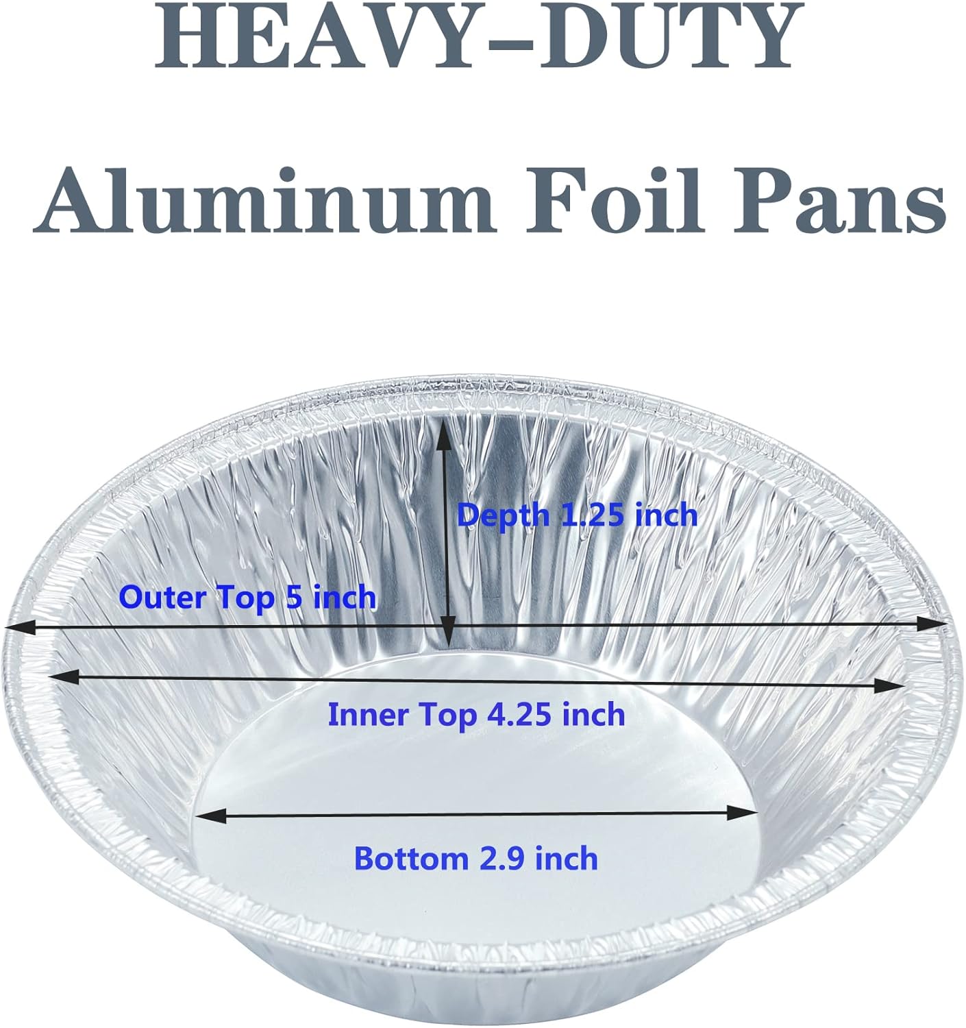 50 Pack 5 Inch Mini Pie Pans,  - Aluminum Foil Heavy Duty avis et prix