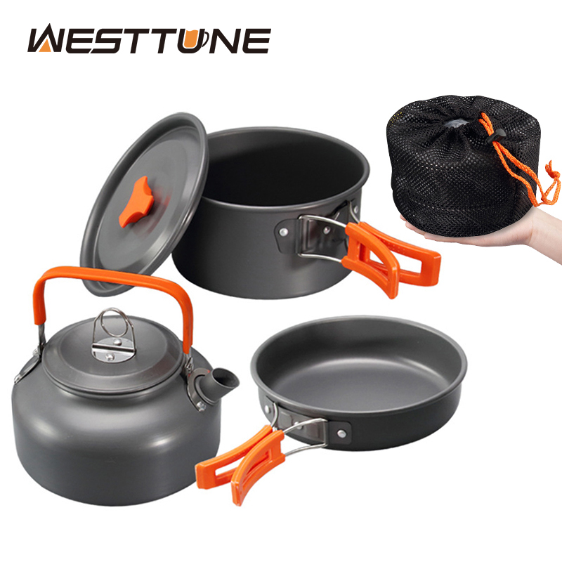 WESTTUNE Camping Cookware Kit  - Camping Cooking Set With Kettle avis et prix