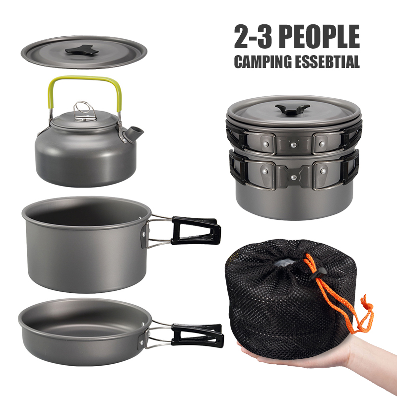 WESTTUNE Camping Cookware Kit  - Camping Cooking Set With Kettle avis et prix