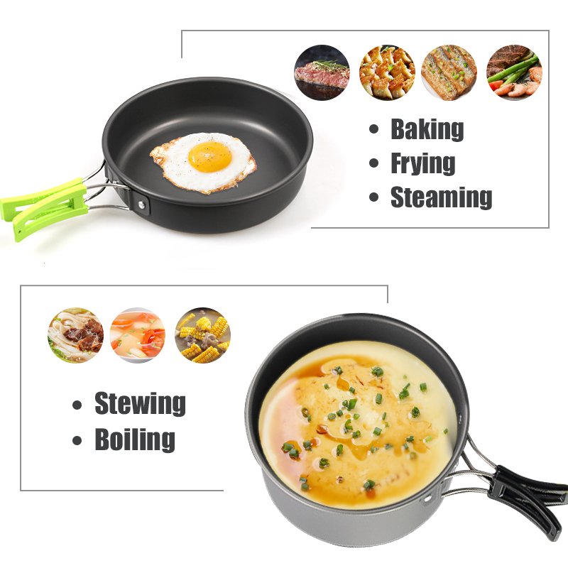 WESTTUNE Camping Cookware Kit  - Camping Cooking Set With Kettle avis et prix