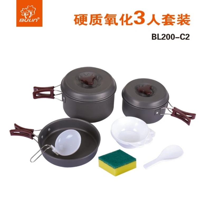 Bulin Outdoor Pot Set Pot Camp - Camping Cooking Set With Kettle avis et prix