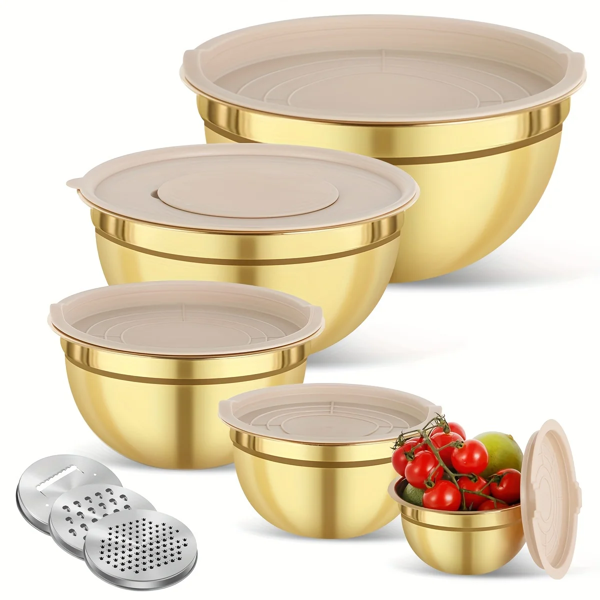 10-piece gold stainless steel  - Camping Cooking Tool Set avis et prix