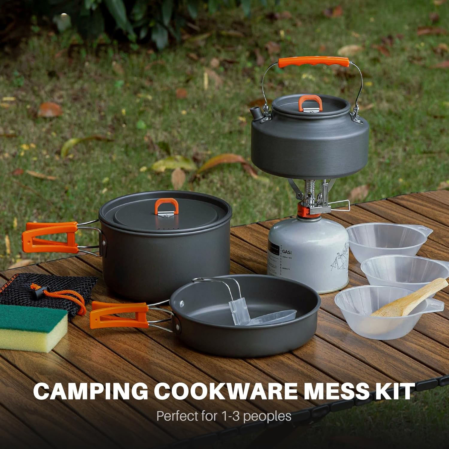 Camping Cookware Camping Pot a - Camping Cooking Set With Kettle avis et prix
