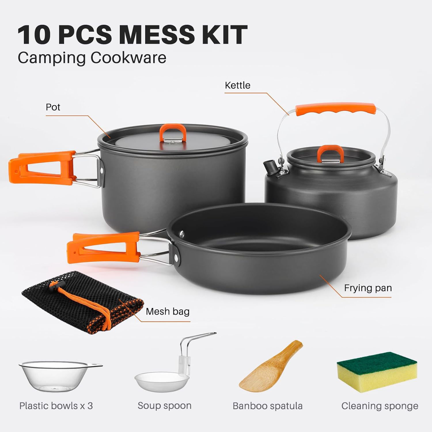 Camping Cookware Camping Pot a - Camping Cooking Set With Kettle avis et prix
