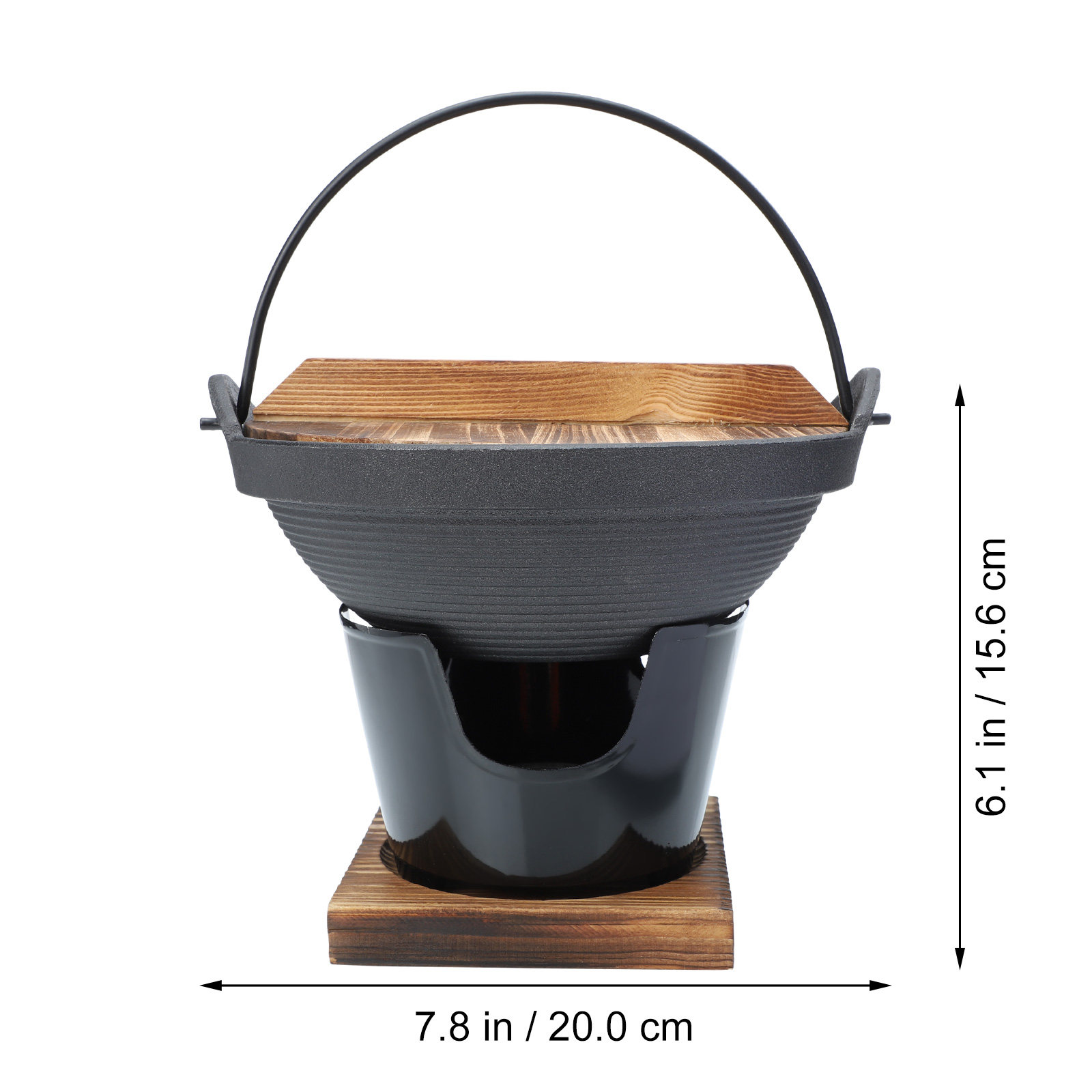 1Set Japanese Cast Iron Sukiya - Japanese Camping Cooking avis et prix