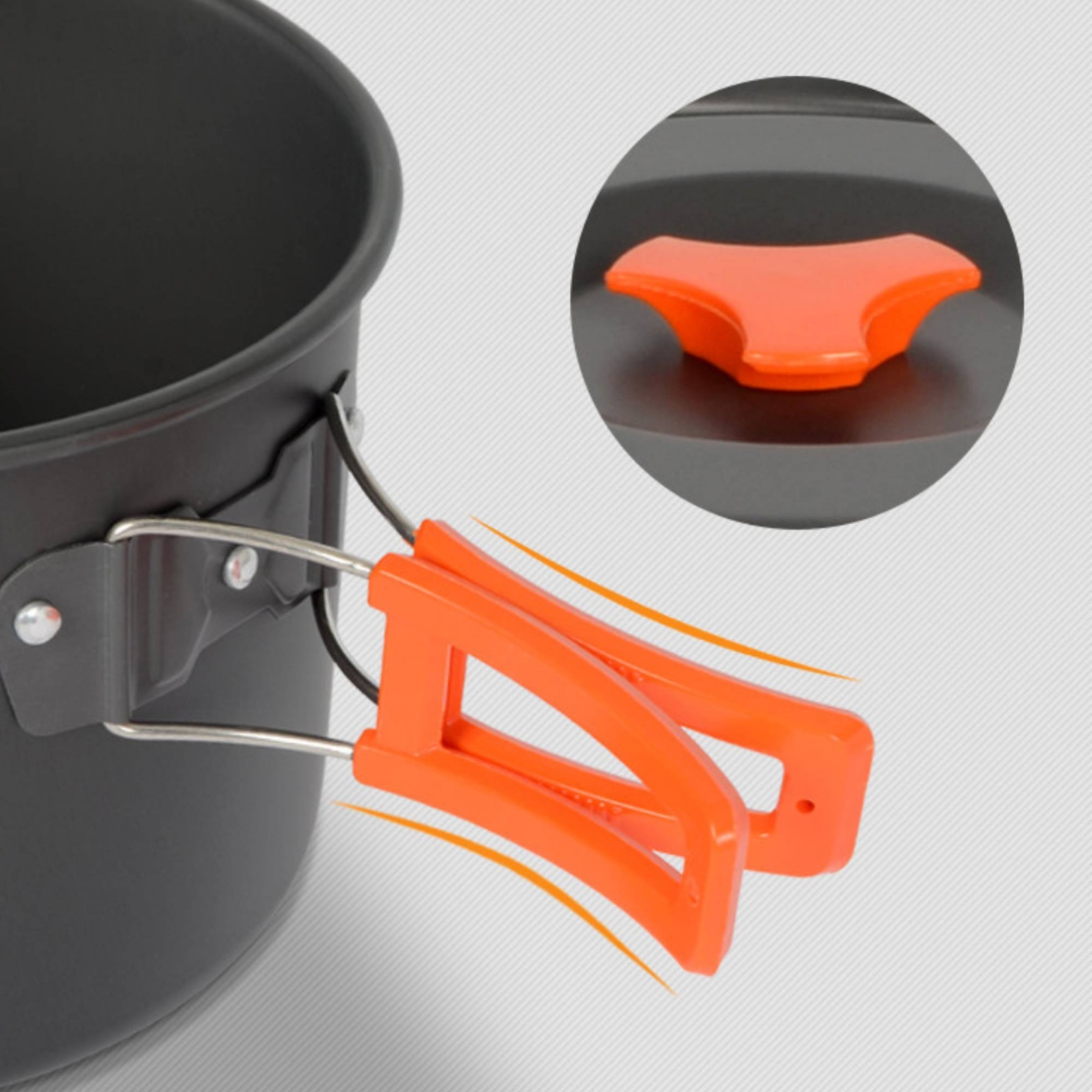 Camping Pot Set Compact Campin - Camping Cooking Gear Set avis et prix