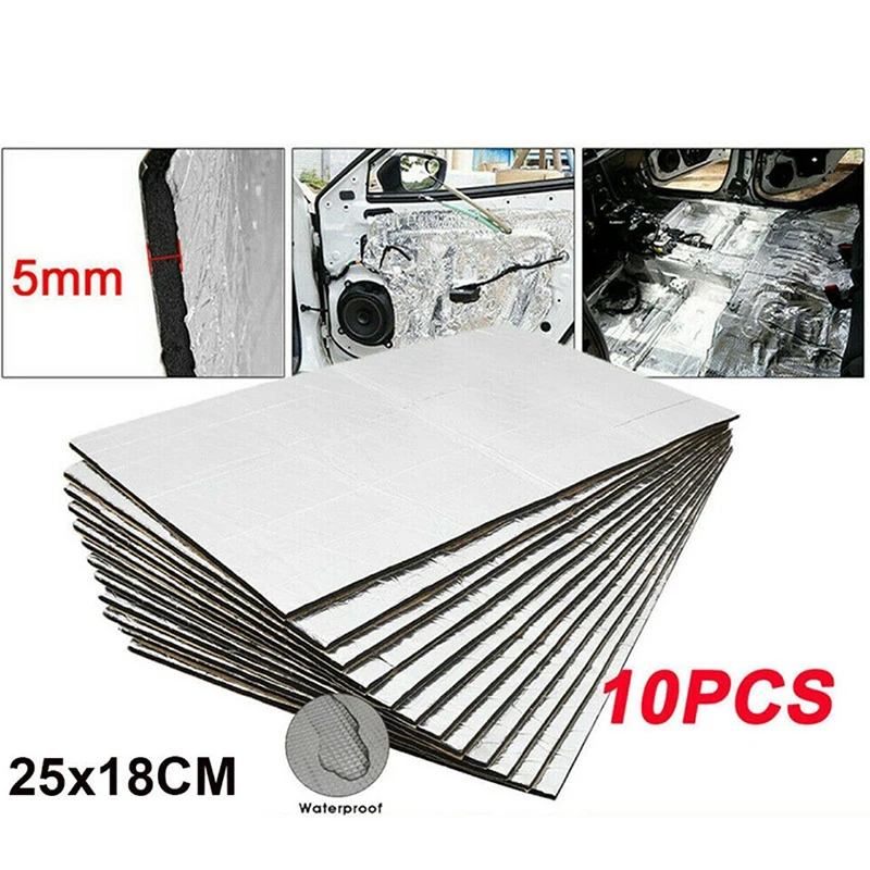 10PCS Car Heat and Sound Insul - Aluminum Foil Heavy Duty avis et prix