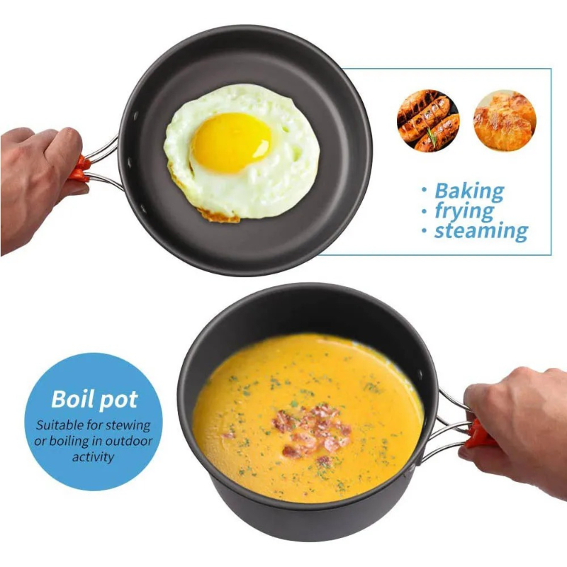 Camping Cooking Set, Outdoor K - Camping Cooking Utensils Storage avis et prix