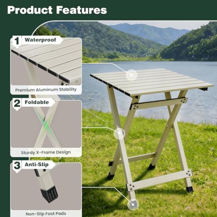 Folding Camping Table - Lightw - Camping Hiking Cooking avis et prix
