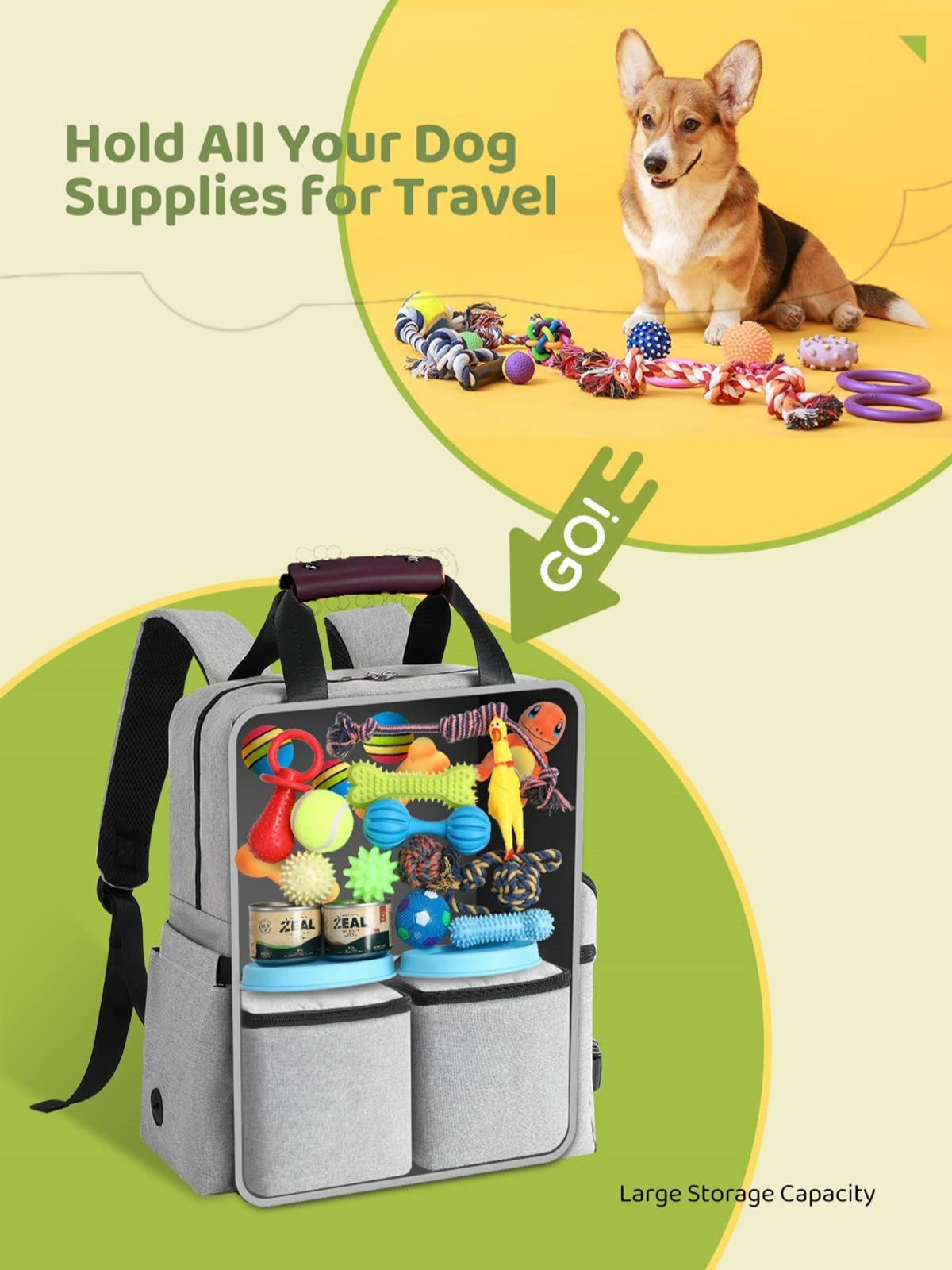 4 Set Dog Travel Bag Multi-Fun - Camping Cooking Food avis et prix