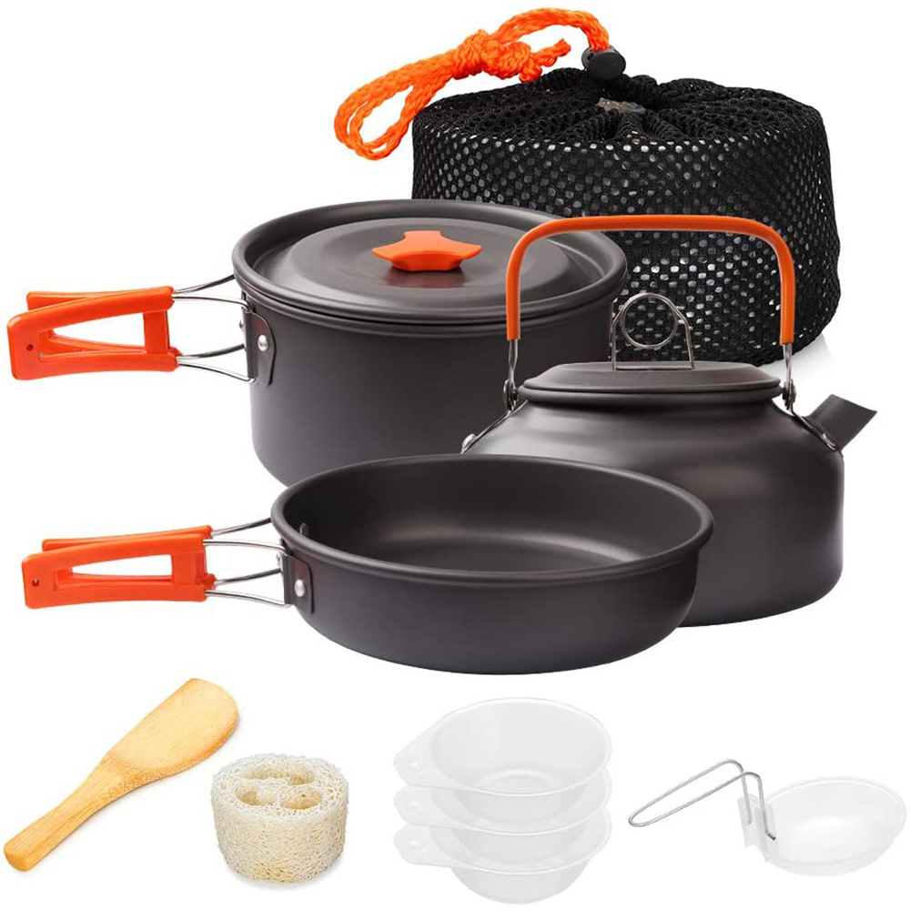 1pcs/1set Camping Cookware Kit - Camping Cooking Gear Set avis et prix