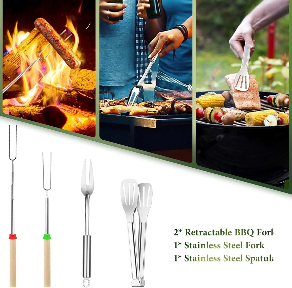 Stainless Steel Camping Cookin - Camping Cooking Gear Set avis et prix