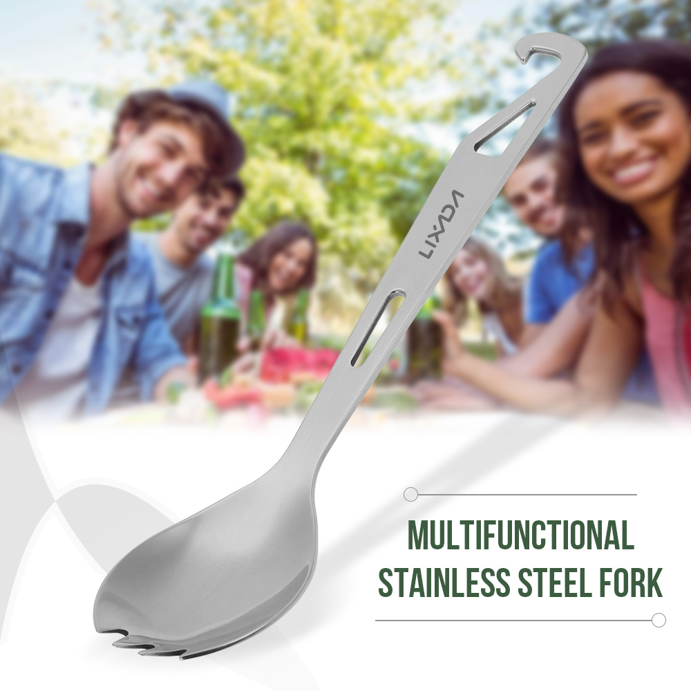 Lixada Stainless Steel Spork L - Camping Cooking Utensils Kit avis et prix
