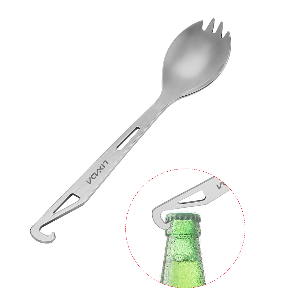 Lixada Stainless Steel Spork L - Camping Cooking Utensils Kit avis et prix