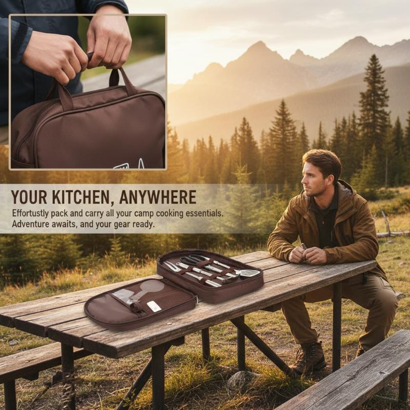 Outdoor Cooking Bag Camping St - Camping Cooking Utensils Storage avis et prix
